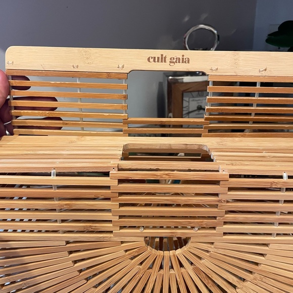Cult Gaia Natural Bamboo Arc Bag - Picture 2 of 5